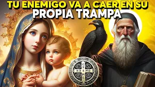 🕯️ORACIÓN PARA QUE TU ENEMIGO CAIGA EN SU PROPIA TRAMPA -SAN BENITO Y NUESTRA SEÑORA DE LOS MILAGROS