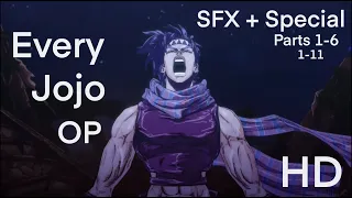 [OUTDATED] All Jojo’s Bizarre Adventure Openings 1-11 (SFX+Special Versions) [HD] Eng Translations