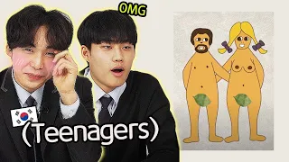 Korean Teenagers React To "Different Sex Education around the world!"