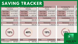 Mastering Excel: Designing an Efficient Saving Tracker for Financial Success