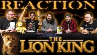 The Lion King Official Teaser Trailer REACTION!!