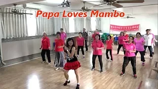 Papa Loves Mambo｜Line Dance｜Demo & Walkthru｜爸爸愛曼波｜含導跳