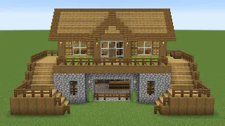 Minecraft - How to build a Easy Survival Base House