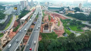 OBRAS RODOVIA CASTELLO BRANCO CCR VIAOESTE EM BARUERI CONTINUA AVANÇANDO