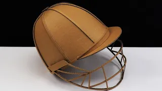 How To Make Cricket Helmet From Cardboard