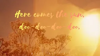 Here Comes The Sun (Lyrics) | Caleb Grimm cover