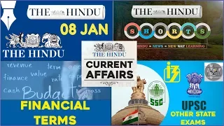 CURRENT AFFAIRS | THE HINDU | 8th January 2018 | UPSC,IBPS, RRB, SSC,CDS,IB,CLAT