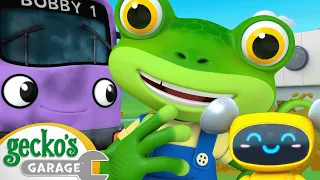Bobby the Bus Goes Electric | Max the Monster Truck | Gecko's Garage | Animal Cartoons
