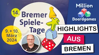 Bremer Spieletage 2024 - TOP 5 Spiele - Rückblick