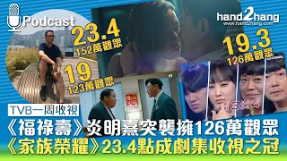 TVB一周收視：《福祿壽》炎明熹突襲擁126萬觀眾｜《家族榮耀》23.4點成劇集收視之冠（不提供字幕）