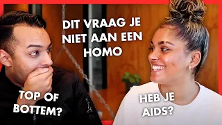 "DOE JE EXPRES ZO VROUWELIJK?" VRAGEN DIE JE NIET AAN EEN HOMO VRAAGT | Bruine Youtubers