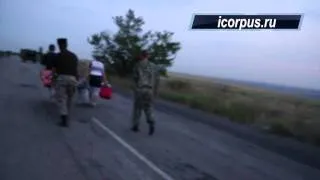 Обмен военнопленными, в том числе Панасюка 11.08.2014   репортаж icorpus ru