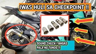 DB KILLER INSTALLED ON SC PIPE YAMAHA R15 V2 | SOUND CHECK PLUS SHOUT OUT | JAY ACERO MOTOVLOG