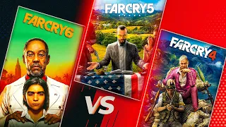 Far Cry 6 vs Far Cry 5 vs Far Cry 4 - Direct Comparison! Attention to Detail & Graphics! PC ULTRA 4K