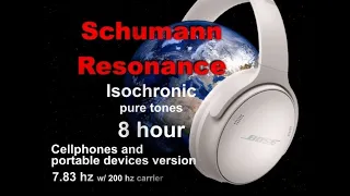 Isochronic Schumann Resonance 7,83 hz - Pure tone 8 hours - relax, meditation, antistress, grounding