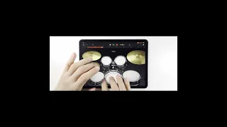 Radiohead -- Creep(Drums playing) on iPad (GarageBand) #shorts