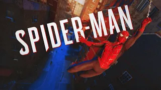 Spider-Man Theme (Junkie XL Remix) | Cinematic Web Swinging to Music 🎵 (Spider-Man)