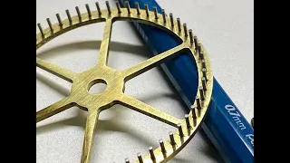 Making a Pin Escape Wheel for a skeleton clock
