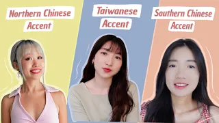 ONE sentence, THREE different Mandarin accents