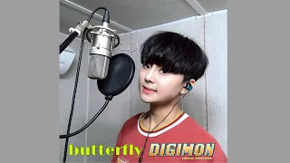 디지몬 어드벤처 (Digimon Adventure)デジモンアドベンチャー OP - Butterfly  COVER by JJ