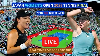 Lin Zhu Vs Ashlyn Krueger LIVE Score UPDATE Today 2023 Japan Open Women's Tennis Final Game