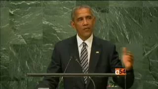 President Obama Addresses UN General Assembly