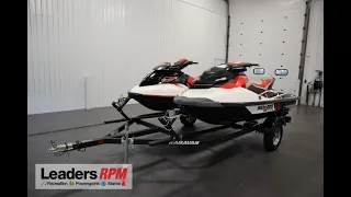 2012 Sea-Doo Wake 155 & 2008 Sea-Doo Wake 215 With Trailer - UW594 & UW595