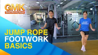 Learn basic footwork tricks for jump rope routines | Fitness 101