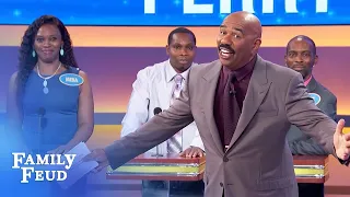 Steve Harvey says, "Get a whiff of this!"