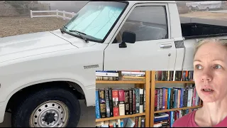 Day 14 & 15 - Getting the Pickup Running + Too Many Books | Cleaning Out a Deceased Parent's Estate