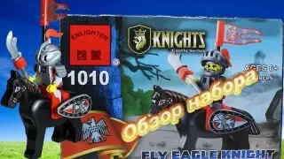ENLIGHTEN BRICK KNIGHTS Castle Series Fly Eagle Knight 1010. Обзор мини набора.