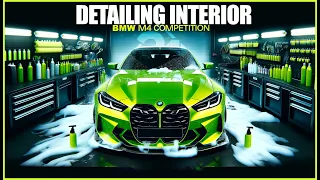Cum arata un BMW M4 Competition dupa Detailing Interior?