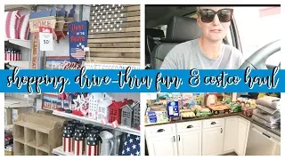 SHOP WITH ME, DRIVE-THRU FUN, & COSTCO HAUL | JUNE 2019