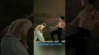 Bruce Lee's Fast Kicks / Edited FX #shorts