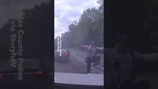 Out-of-Control Vehicle Hits Officer During Traffic Stop in Virginia