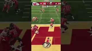 Insane one handed behind the shoulder catch! (Madden 2022) #shorts #short #madden #madden2022 #fyp