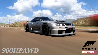 900HP AWD nissan skyline r33 GTR NISMO LM - FORZA HORIZON 5