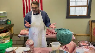 Century's old method of preserving meat. - Salt Pork!