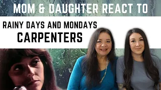 Carpenters "Rainy Days And Mondays" REACTION Video | best reaction video to 70s music