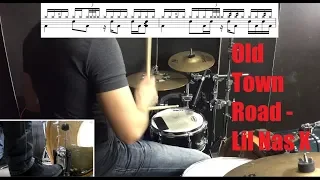 Old Town Road Drum Tutorial - Lil Nas X feat. Billy Ray Cyrus