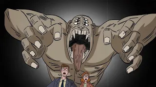 5 Horror Stories Animated ( Slender Man vs Alien vs Dwarf vs Snake vs Clown)