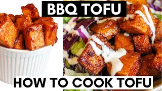 HOW TO MAKE BBQ TOFU / How to cook FLAVORFUL TOFU