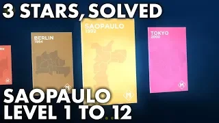 Vandals - Saopaulo: Level 1 to 12 Solution, 3 Stars