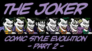 The Joker: Comic Style Evolution (Cartoons)