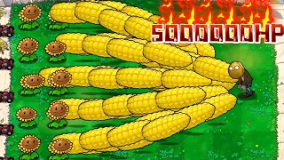 5000000 HP Tall-Nut zombies,which combination can defeat him? - Plants Vs. Zombies