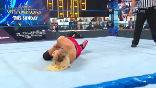 Alexa Bliss is possessed by "The Fiend" Bray Wyatt and brutally attacks Lacey Evans (Full Segment)