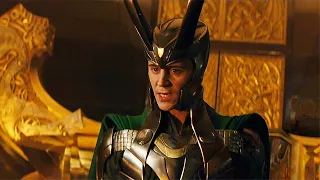 Loki On The Throne Scene - Thor (2011) Movie CLIP HD