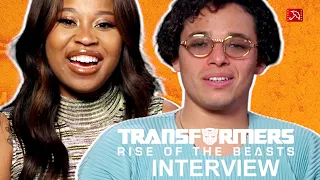 Dominique Fishback & Anthony Ramos TRANSFORMERS: RISE OF THE BEASTS Interview (2023)