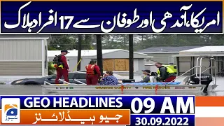 Geo News Headlines 9 AM | Hurricane Ian: Are there sharks in flooded streets? | 30th September 2022