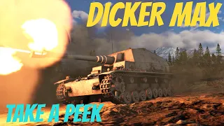4K UHD-War Thunder Tanks-Dicker Max-Take a Peek-Gameplay, Tips, and Brief History